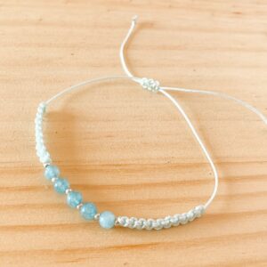 Pulsera aguamarina