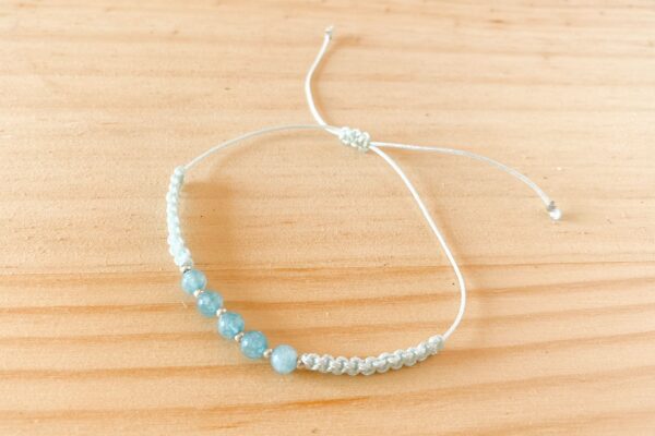 Pulsera aguamarina
